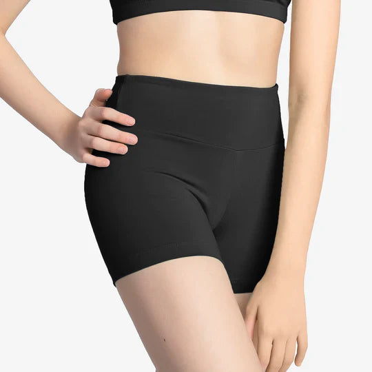 So Danca High Waisted Microfiber Shorts with Longer Inseam SL170 and SL169