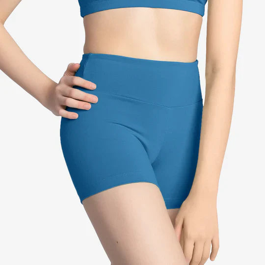 So Danca High Waisted Microfiber Shorts with Longer Inseam SL170 and SL169