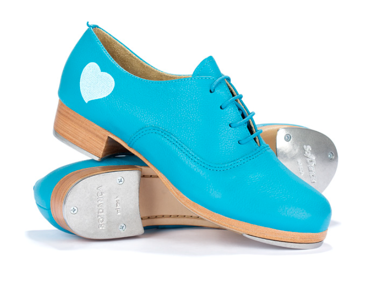 Pink sparkly tap shoes on sale