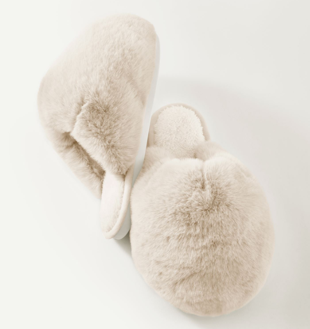 GC Faux Fur Bubble Slippers