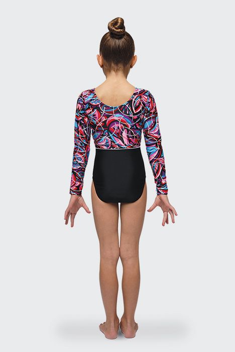 Mondor Long Sleeve Printed Gymnastics Leotard 27895 – Inspirations