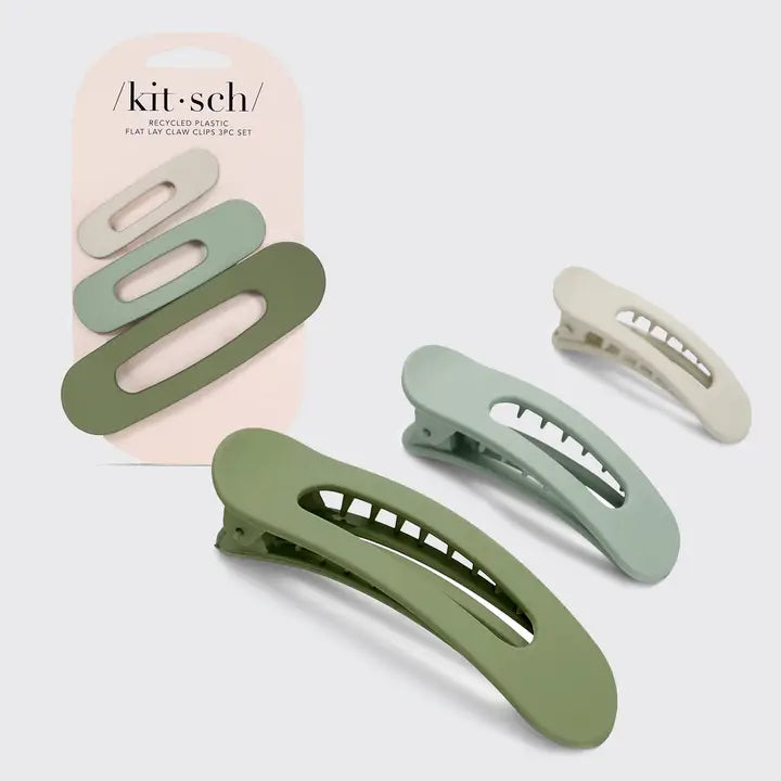 Kitsch Flat Lay Claw Clips 3pc