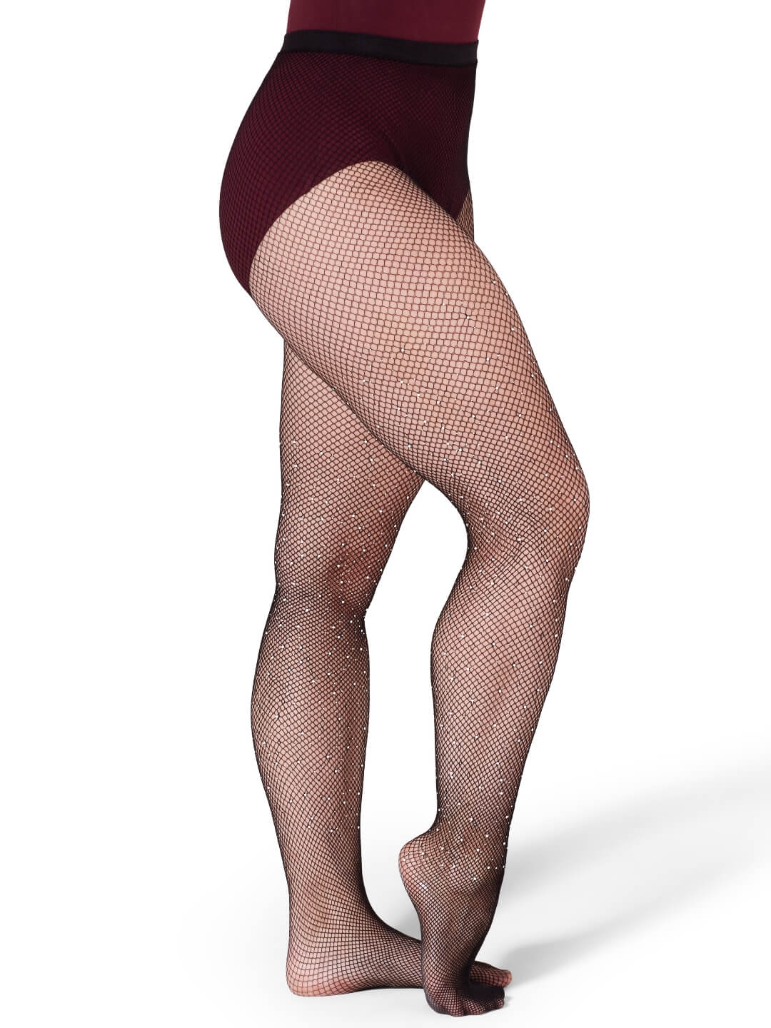 Capezio All-Over Rhinestone Fishnet Tight 3505