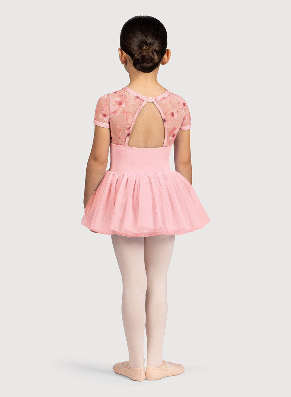 Bloch Petal Belle Cap Sleeve Tutu Dress CL4282 Candy Pink Child 2 4