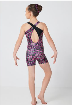 Mondor Metallic Gymnastics Biketard 7826