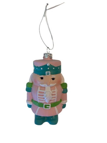 Short Vibrant Nutcracker Ornament