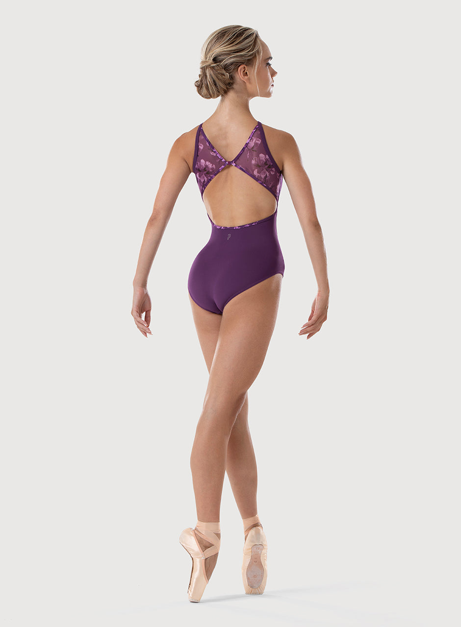 Bloch Aurora Rai High Neck Leotard with Print L4167