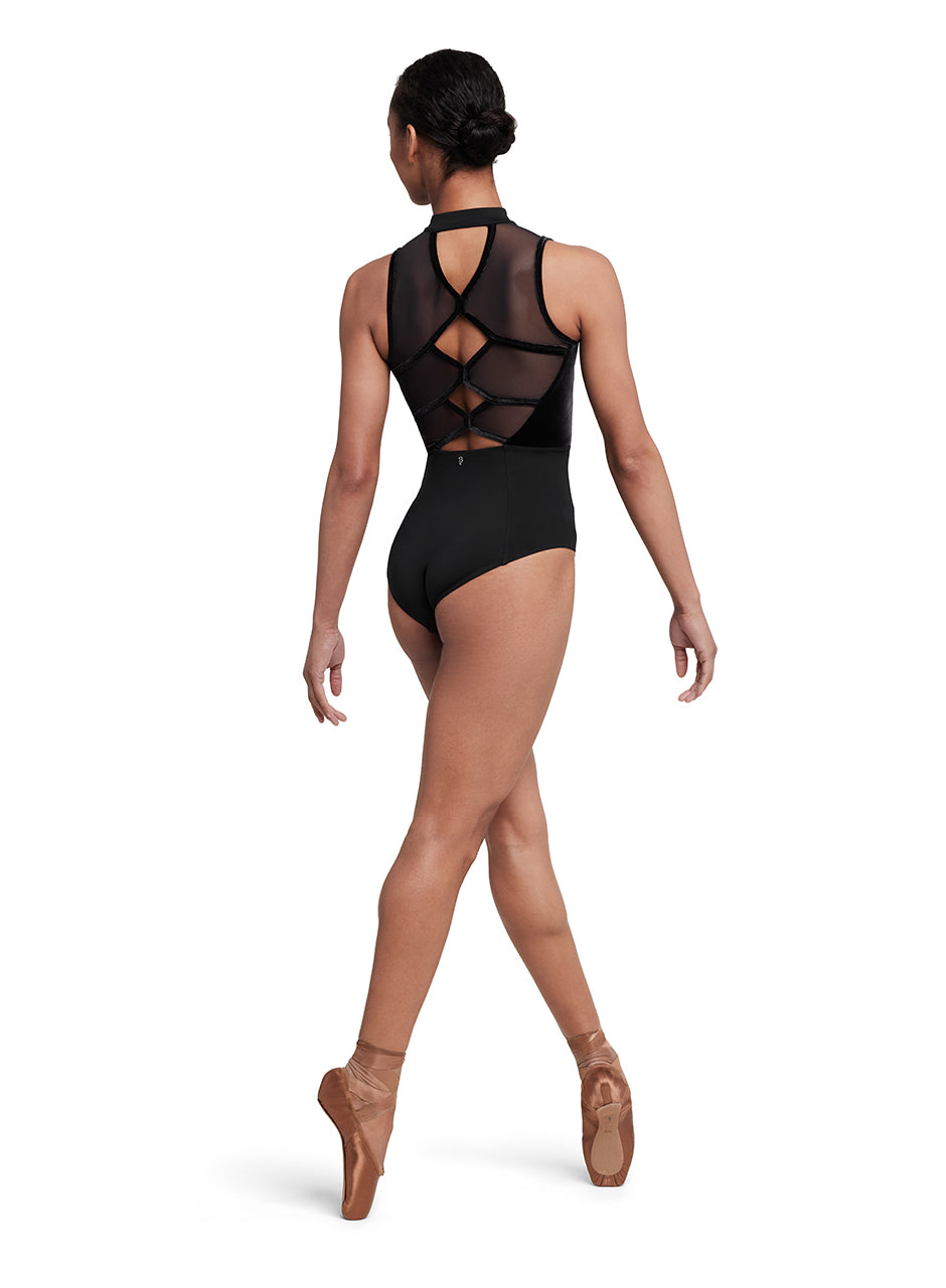 Bloch Eloise Mock Neck Zip-Up Leotard L5285