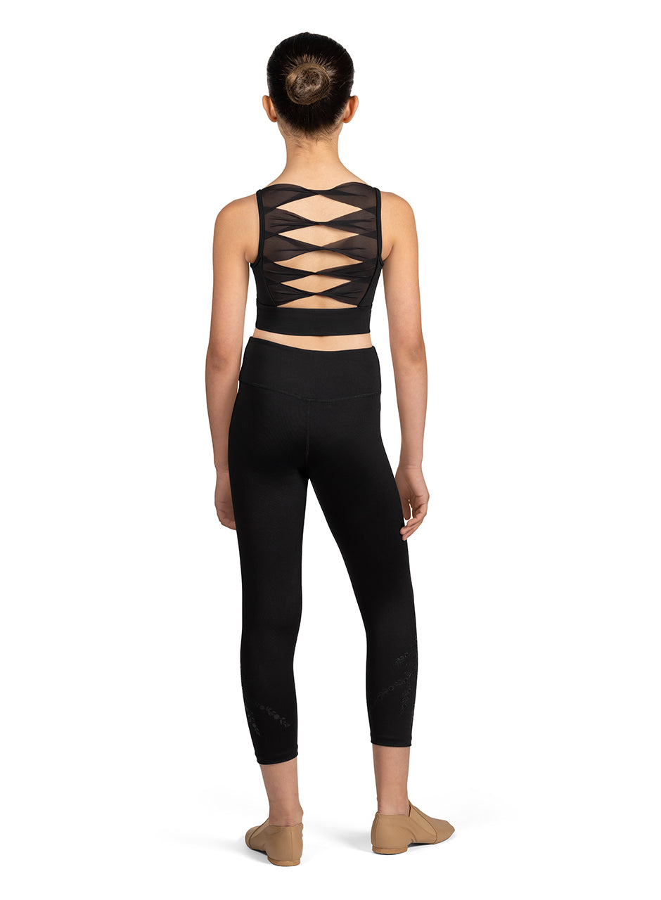 Mirella Glow Girl Twist Back Crop Top M1250C