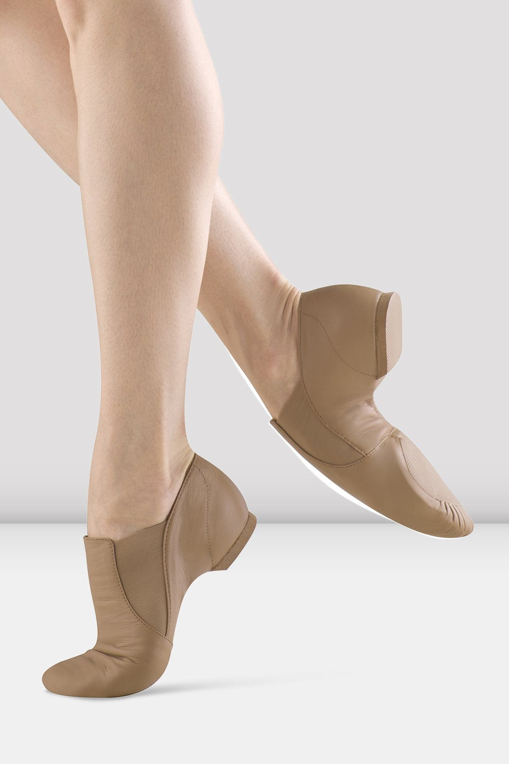 Bloch Elasta Jazz Bootie in Tan SO499 – Inspirations Dancewear Canada