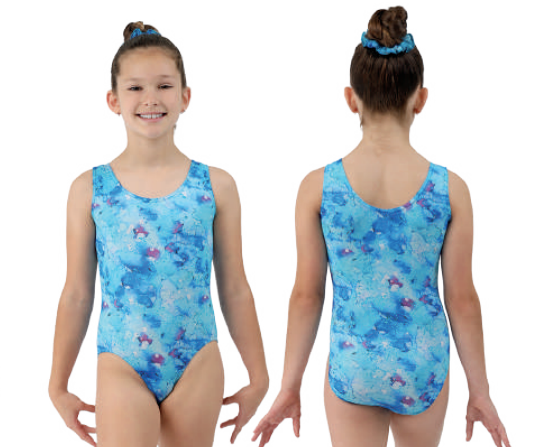 Mondor Printed Tank Gymnastics Leotard 37822