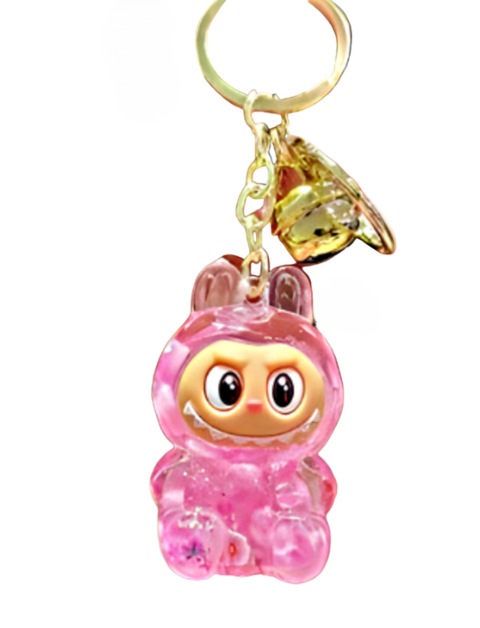 LT Shiny Quicksand Cute Monster Keychain