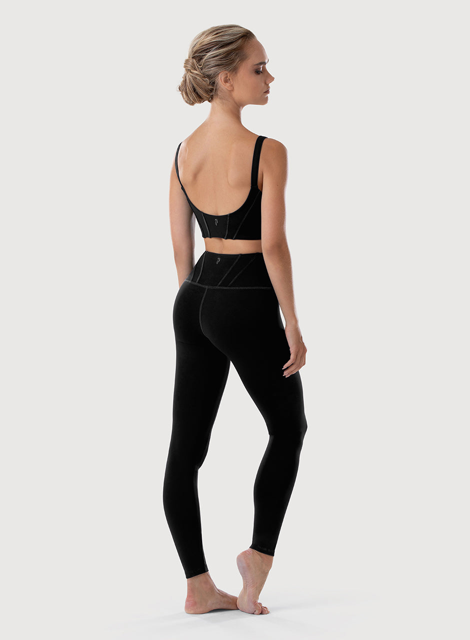 Bloch Aurora Reva Paneled Waistband Legging P4148