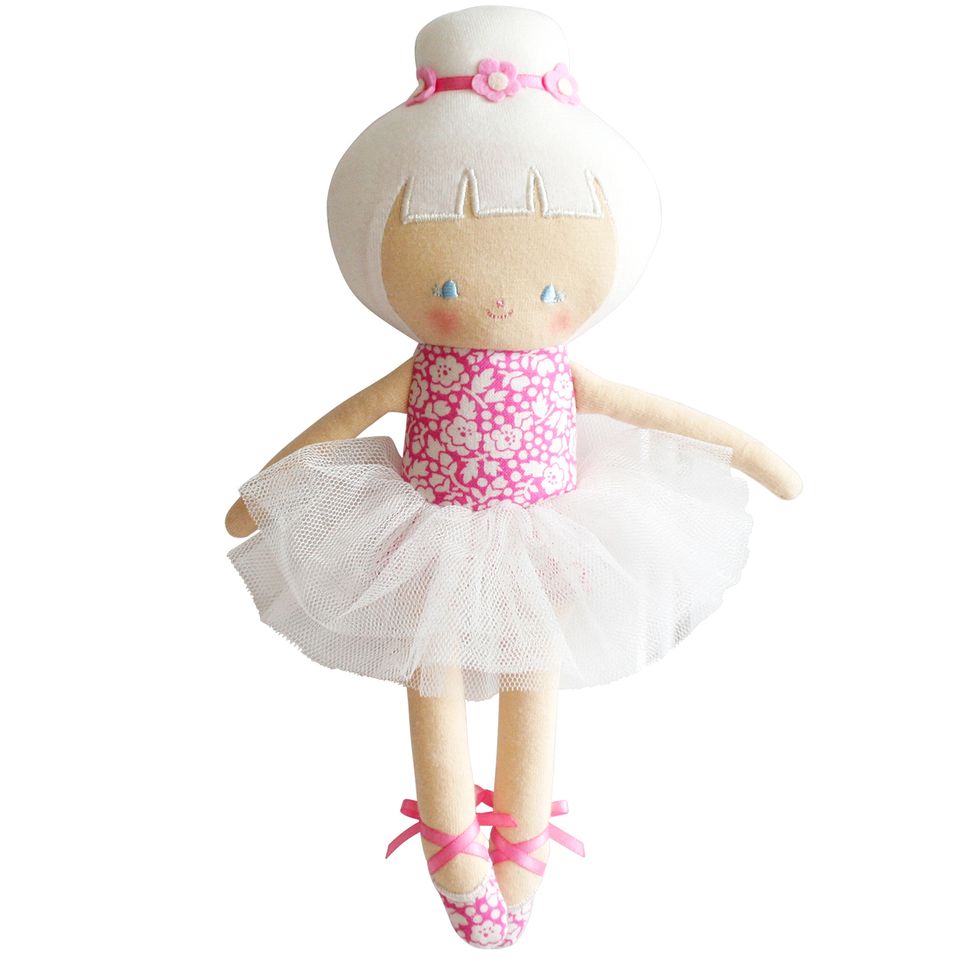 Alimrose Dolls Baby Ballerina 25cm Fuchsia Pink dolls