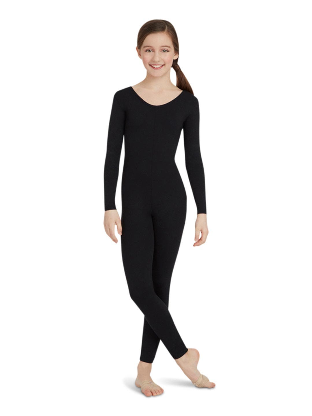 Black Long Sleeve Unitard