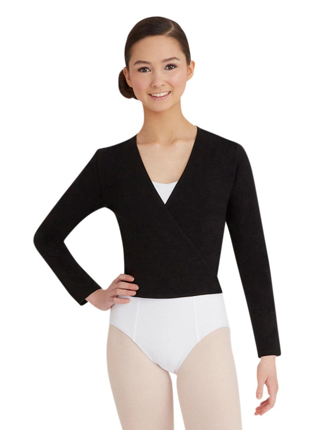 Capezio Cotton Wrap Sweater