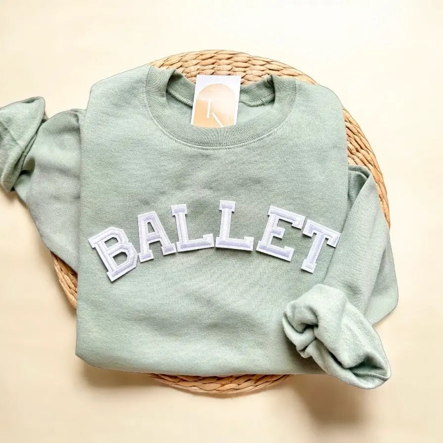 Embroidered Ballet Sweatshirt