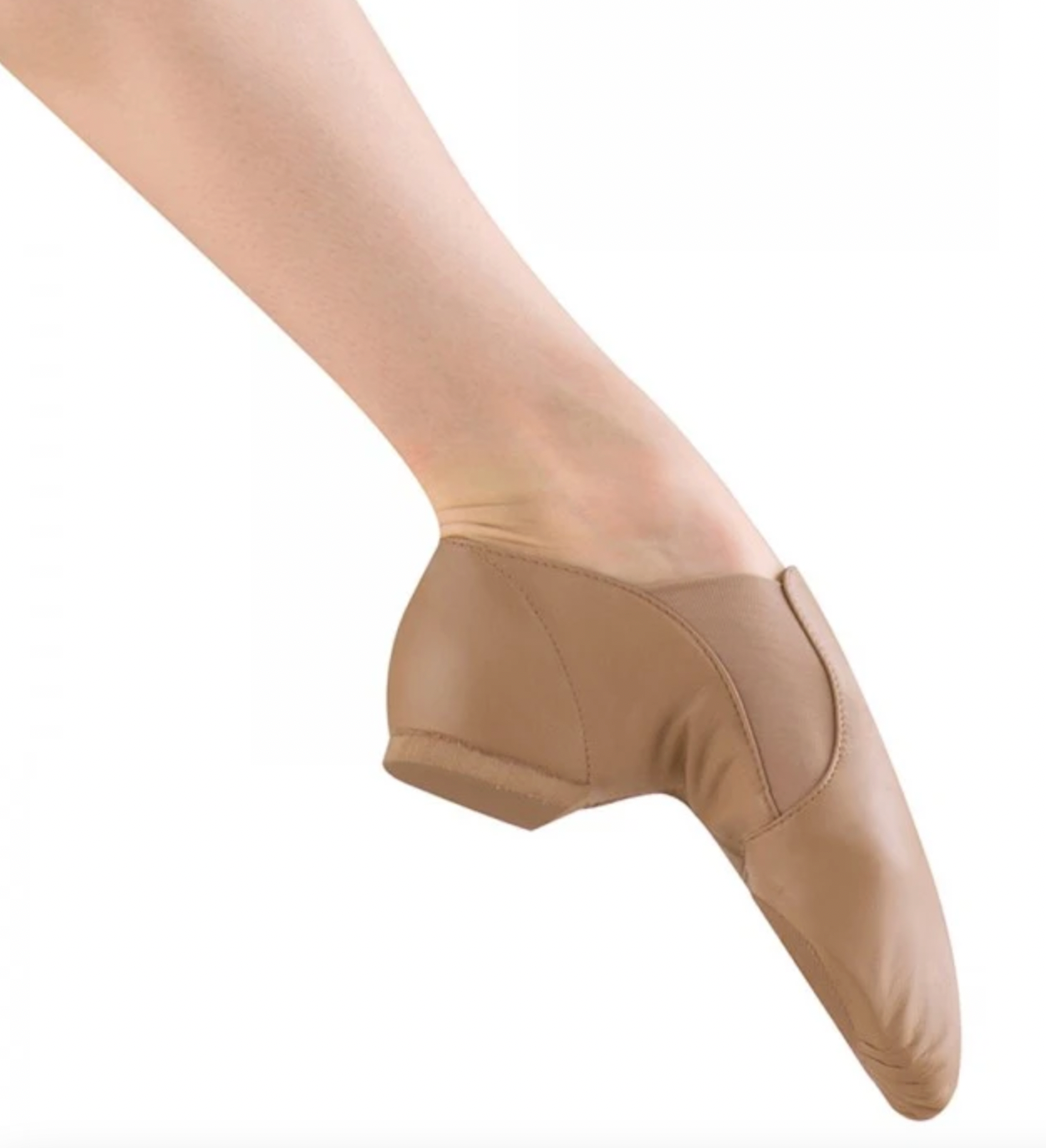 Bloch Dance Now Split Sole Jazz Shoe DN981 Tan Child 10.5