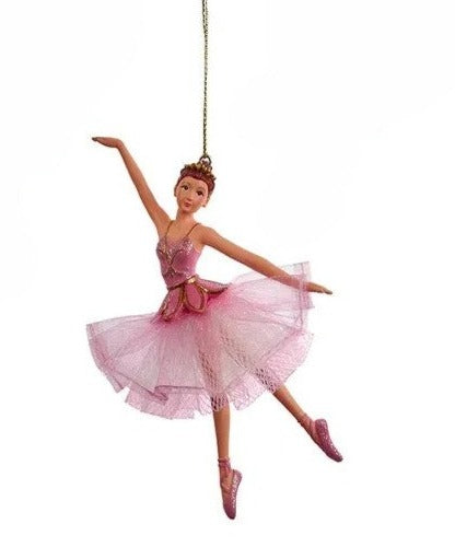 Kurt Adler Pink Ballerina Ornaments J7494