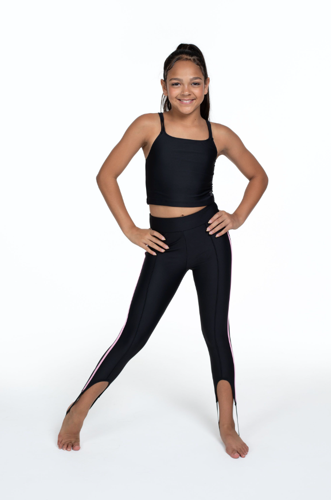 Bloch x Flo Active Chelsea Stirrup Pants with Side Stripe – Inspirations  Dancewear Canada