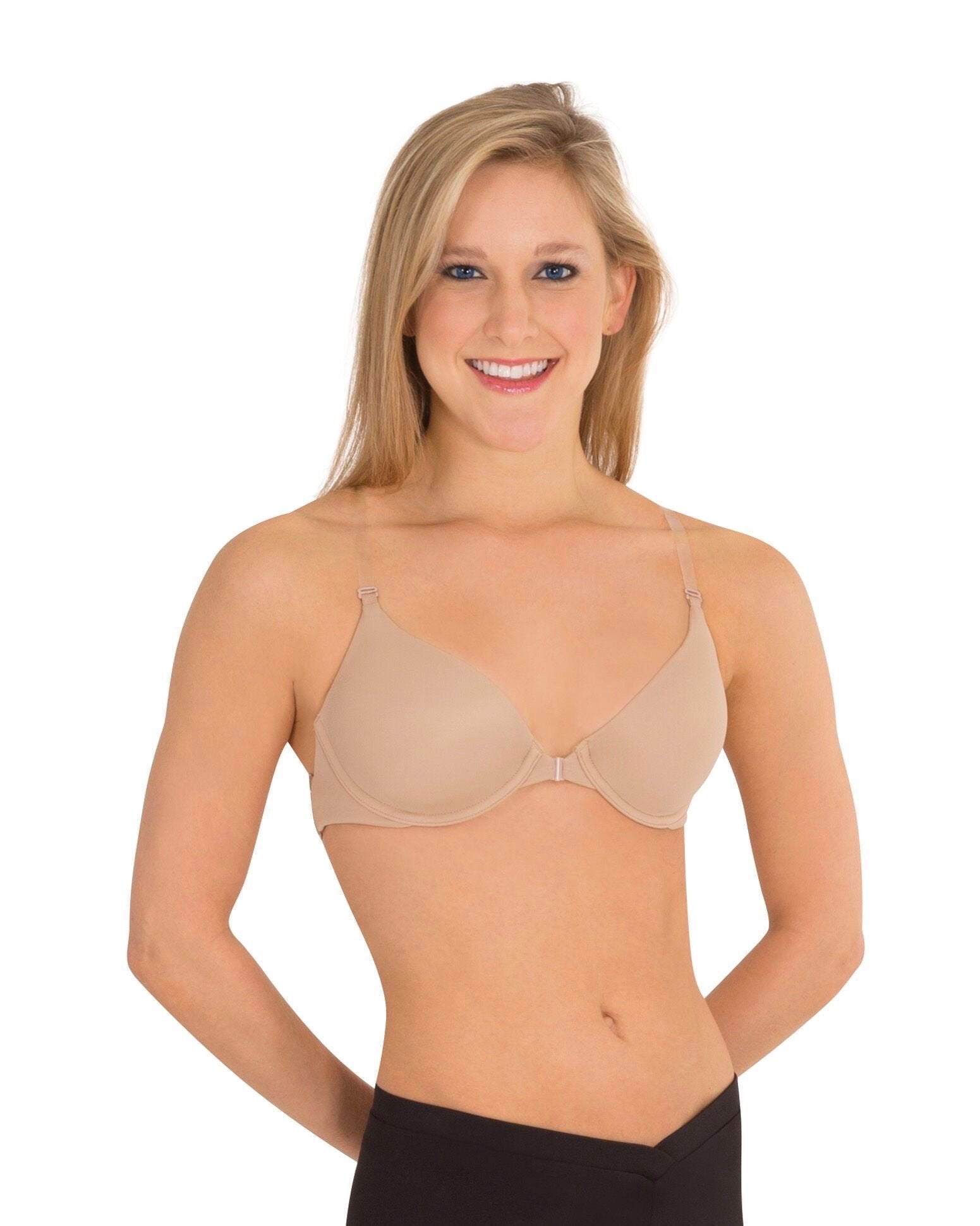 Eashery Under Outfit Bras for Women Women's Seamless Underwire Strapless  Convertible Bralette Bra with Invisible Straps Bra Brassiere Khaki Medium