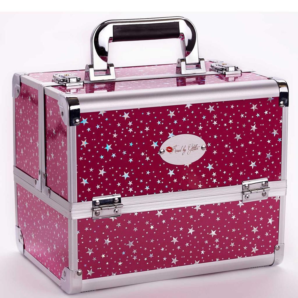 Hot Pink Star Makeup Case