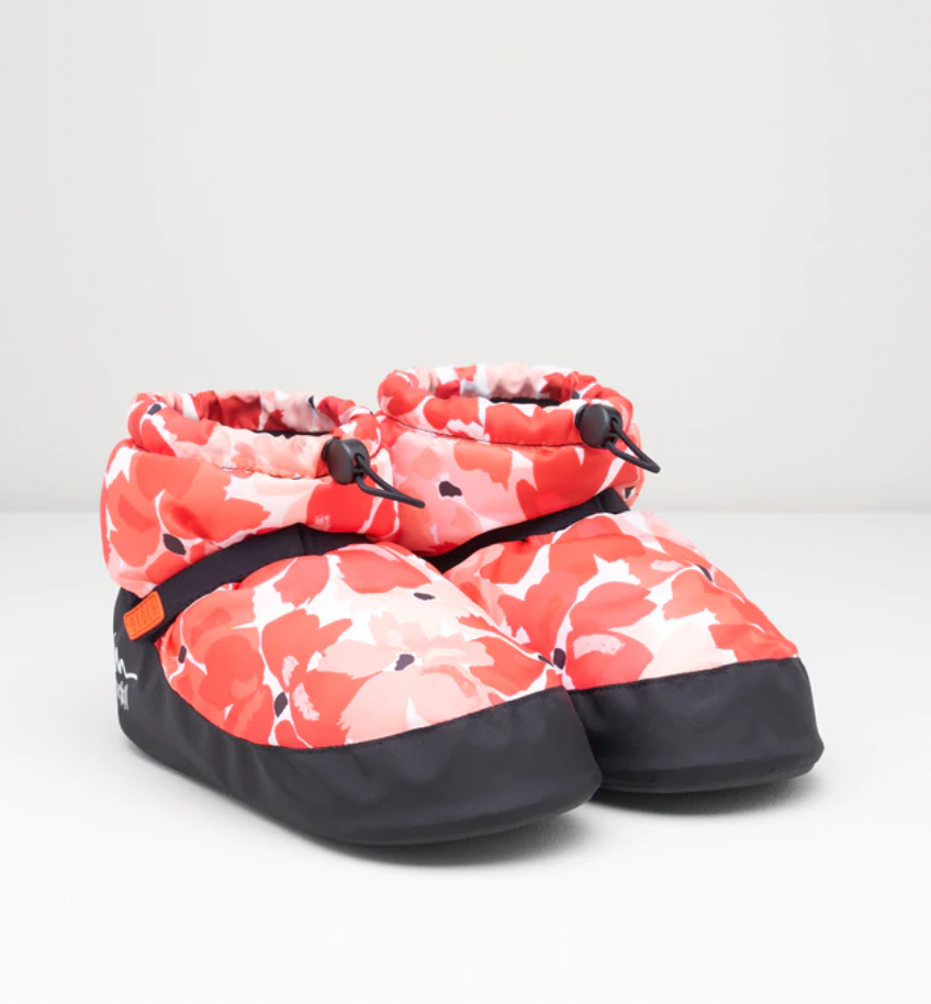 Ankle Height Printed Warm Up Bootie