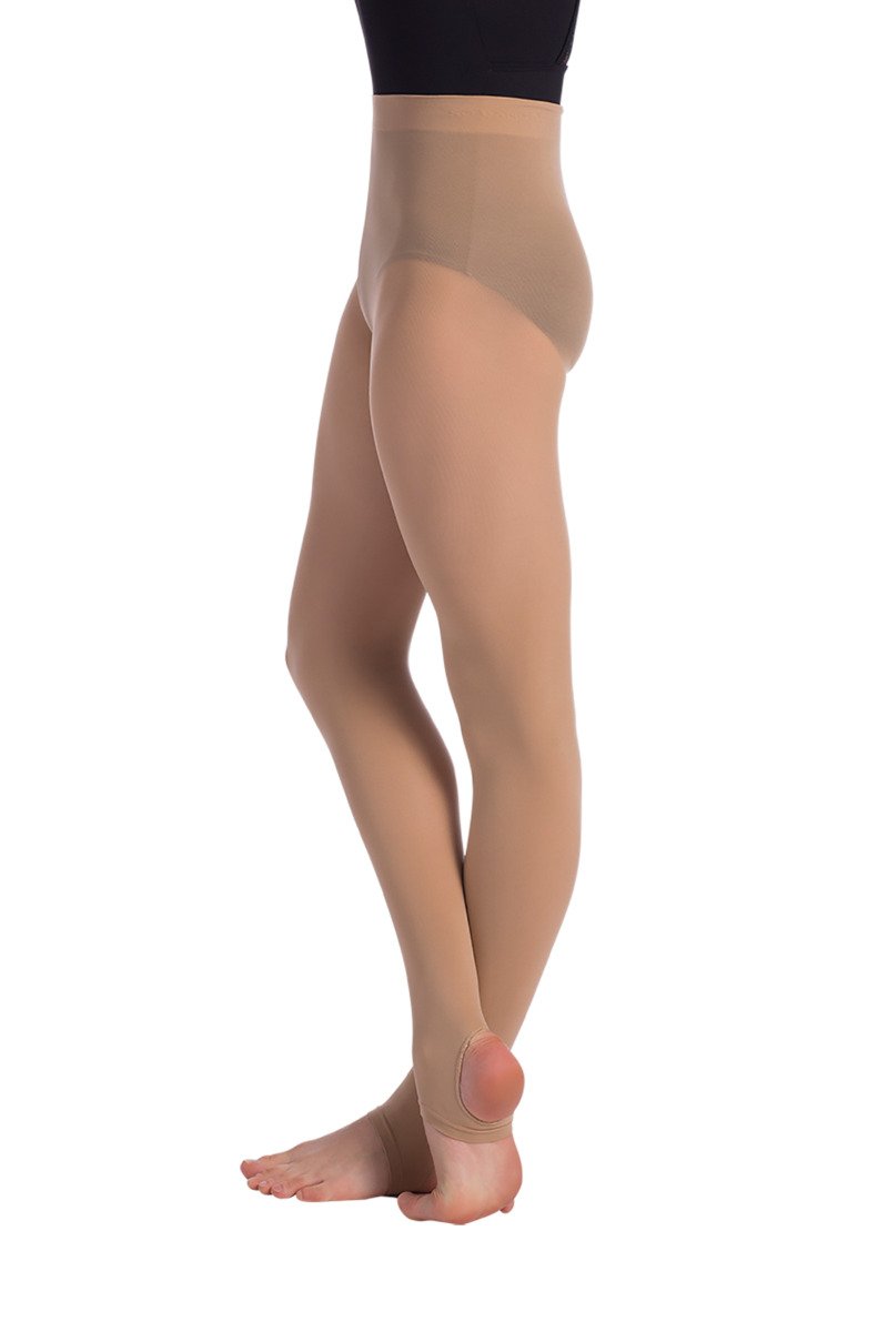 2X Girls Stirrup Pants Stretchy Tight Leggings Smooth Gymnastics Ballet  Dance